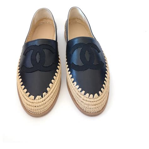 chanel espadrille black|where to buy Chanel espadrilles.